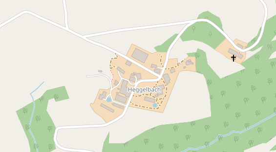 Hofladen auf Satellitenbild