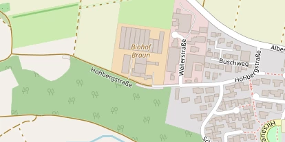 Hofladen auf Satellitenbild