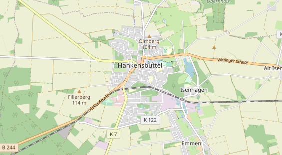 Label auf Karte