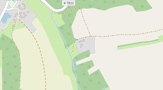 Hofladen auf Satellitenbild