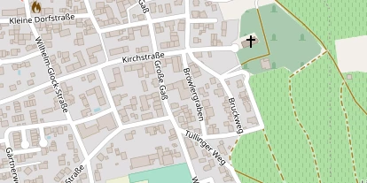 Hofladen auf Satellitenbild