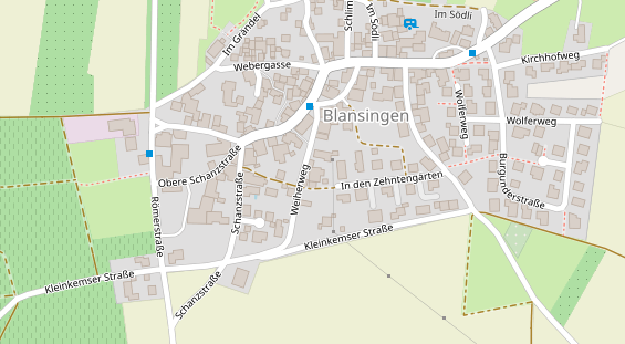 Hofladen auf Satellitenbild