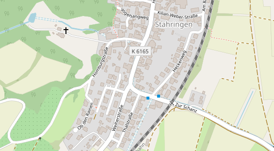 Hofladen auf Satellitenbild