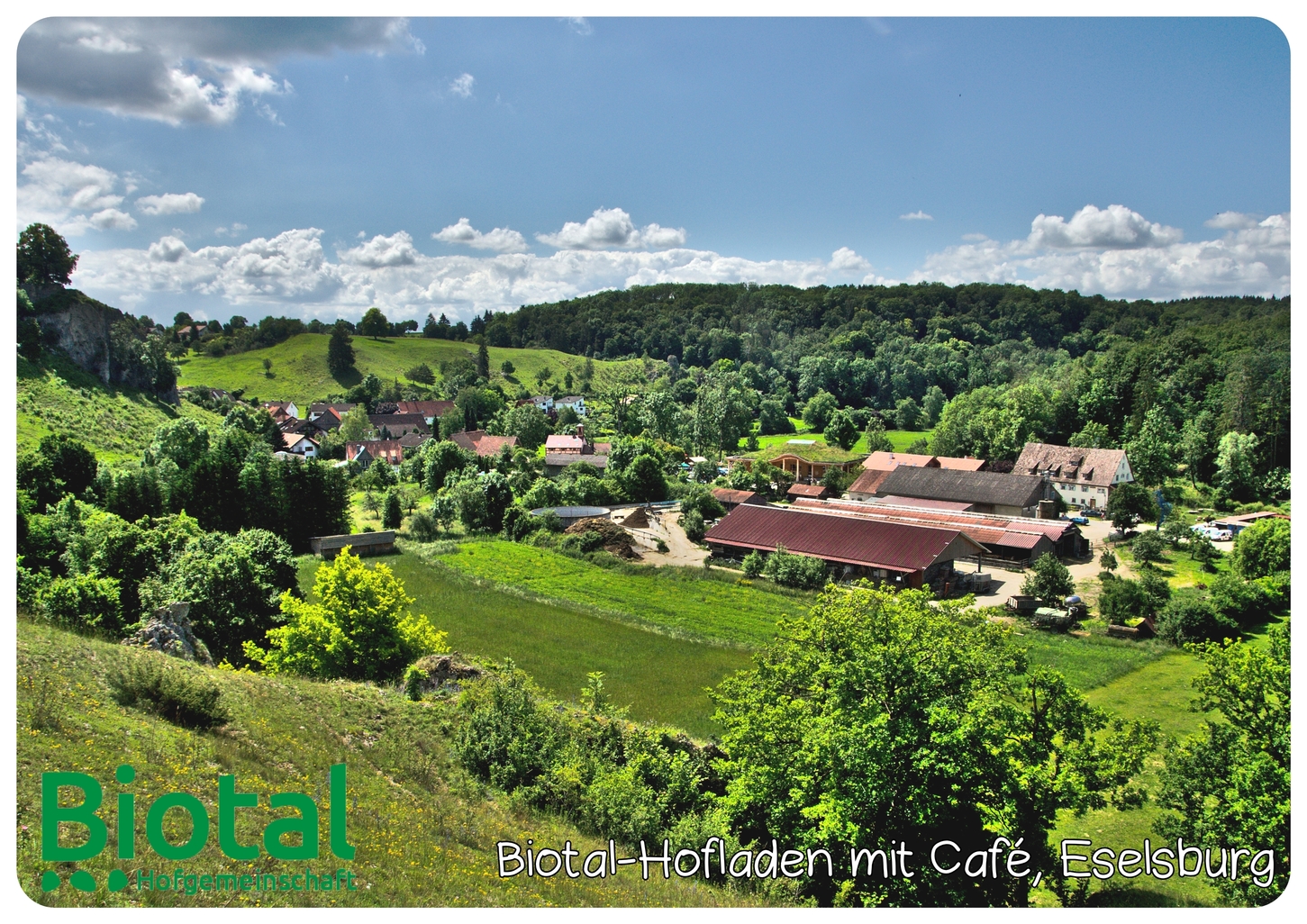 Hofladen - Unser Hof im Naturschutzgebiet Eselsburg Tal - Biotal Hofgemeinschaft
