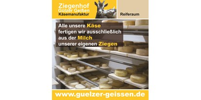 regionale Produkte - Dannenberg (Elbe) - Ziegenhof Gülzer Geißen auf dem Wochenmakt in Dannenberg
