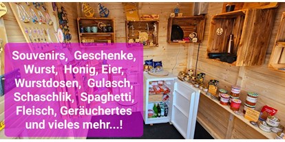 regionale Produkte - Merkendorf (Landkreis Ansbach) - SB Verkaufshütte, Wurst, Fleisch, Bratwürste, Honig, Getränke, Eierstand, Souvenirs, Hoflade