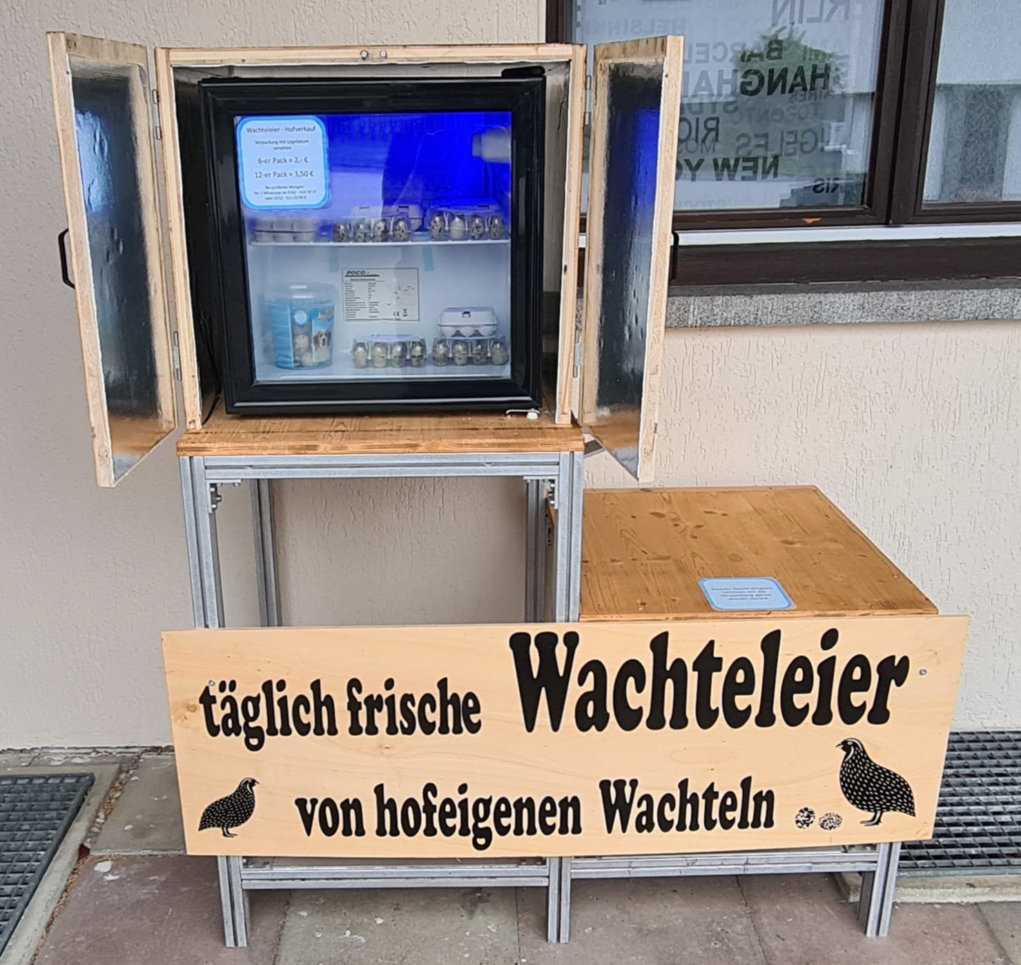 Hofladen: Wachteleier