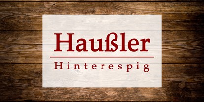 regionale Produkte - Pfedelbach - Haußler Hinterespig