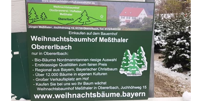 regionale Produkte - Honig und Honigprodukte - Meßthaler Weihnachtsbäume
Haundorf Obererlbach - Hofladen Meßthaler Obererlbach