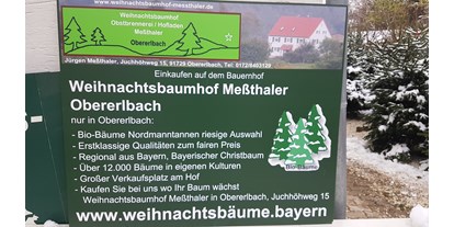 regionale Produkte - PLZ 91639 (Deutschland) - Meßthaler Weihnachtsbäume
Haundorf Obererlbach - Hofladen Meßthaler Obererlbach