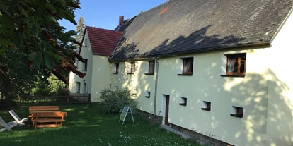 regionale Produkte - Beeren: Stachelbeeren - Eingang Hofladen Geflügelhof Arnsdorf - Geflügelhof Arnsdorf