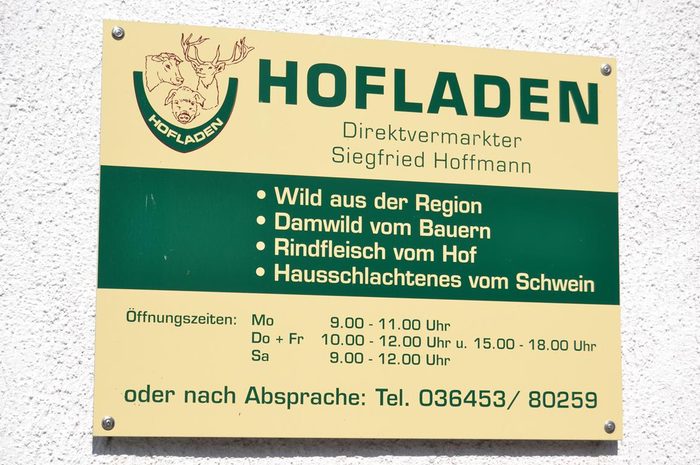 regionale Produkte - Direktvermarktung Siegfried Hoffmann