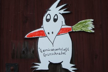 Hofladen: Unser Logo - Gemüsewerkstatt Grünschnabel