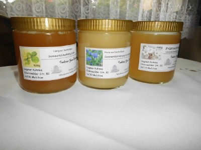 regionale Produkte - Honig und Honigprodukte - Berlin-Stadt - Honig aus eigener Imkerei - Imkerei zum Bienenkorb