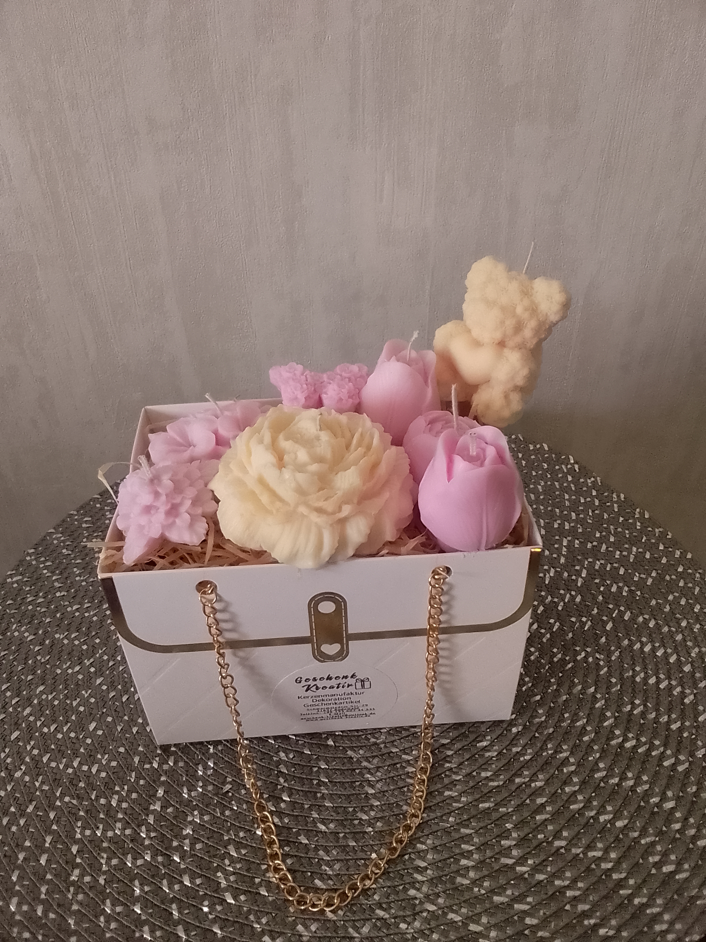 regionale Produkte - Kerzen Bouquet - Geschenk Kreativ