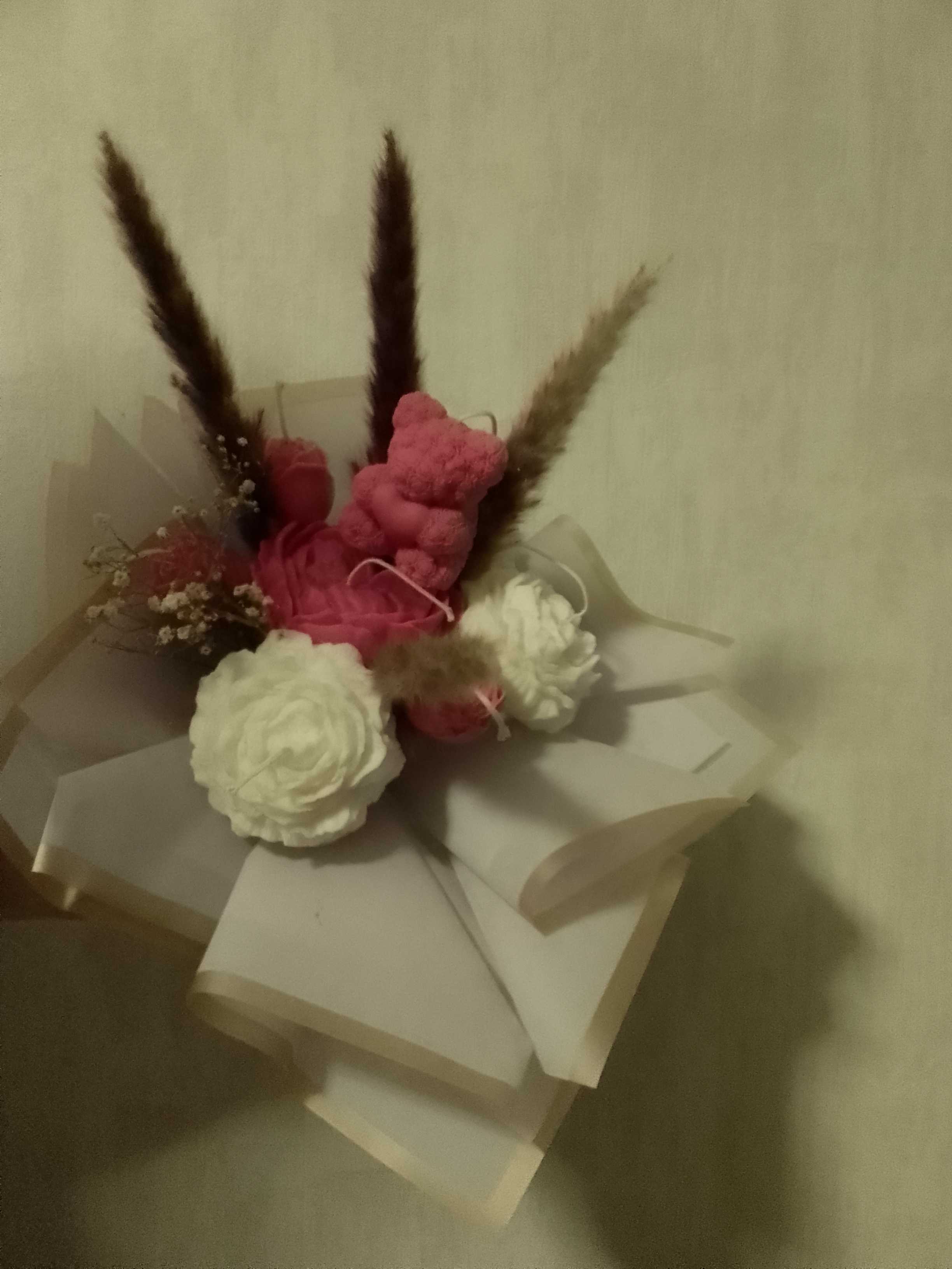 regionale Produkte - Kerzen-Blumenstrauß - Geschenk Kreativ