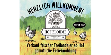regionale Produkte - Ferienwohnung - Hof Blohme