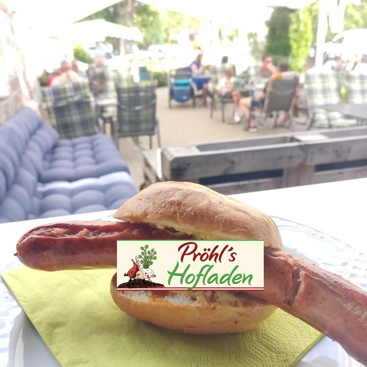 Hofladen: Sonntags öffnen wir immer ab 12.00 Uhr unsere Grillhütte.
PS: Auch in der kalten Jahreszeit - Pröhl's Hofladen
