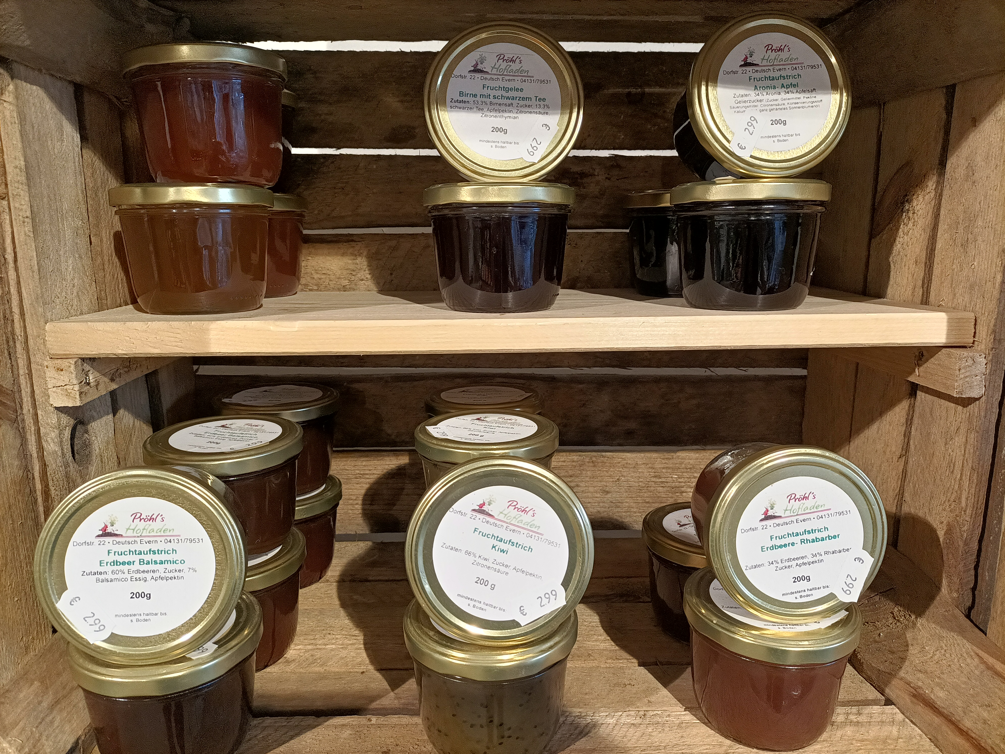 regionale Produkte - Gemüse: Kürbis - Niedersachsen - Eigenen Senf, Fruchtaufstriche usw. - Pröhl's Hofladen