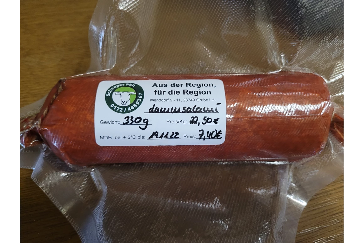 Hofladen: Lammsalami - Scheeper Phil