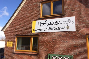 Hofladen: Unser Hofladen auf Nordstrand - Hofladen Imkerii Söte Deern