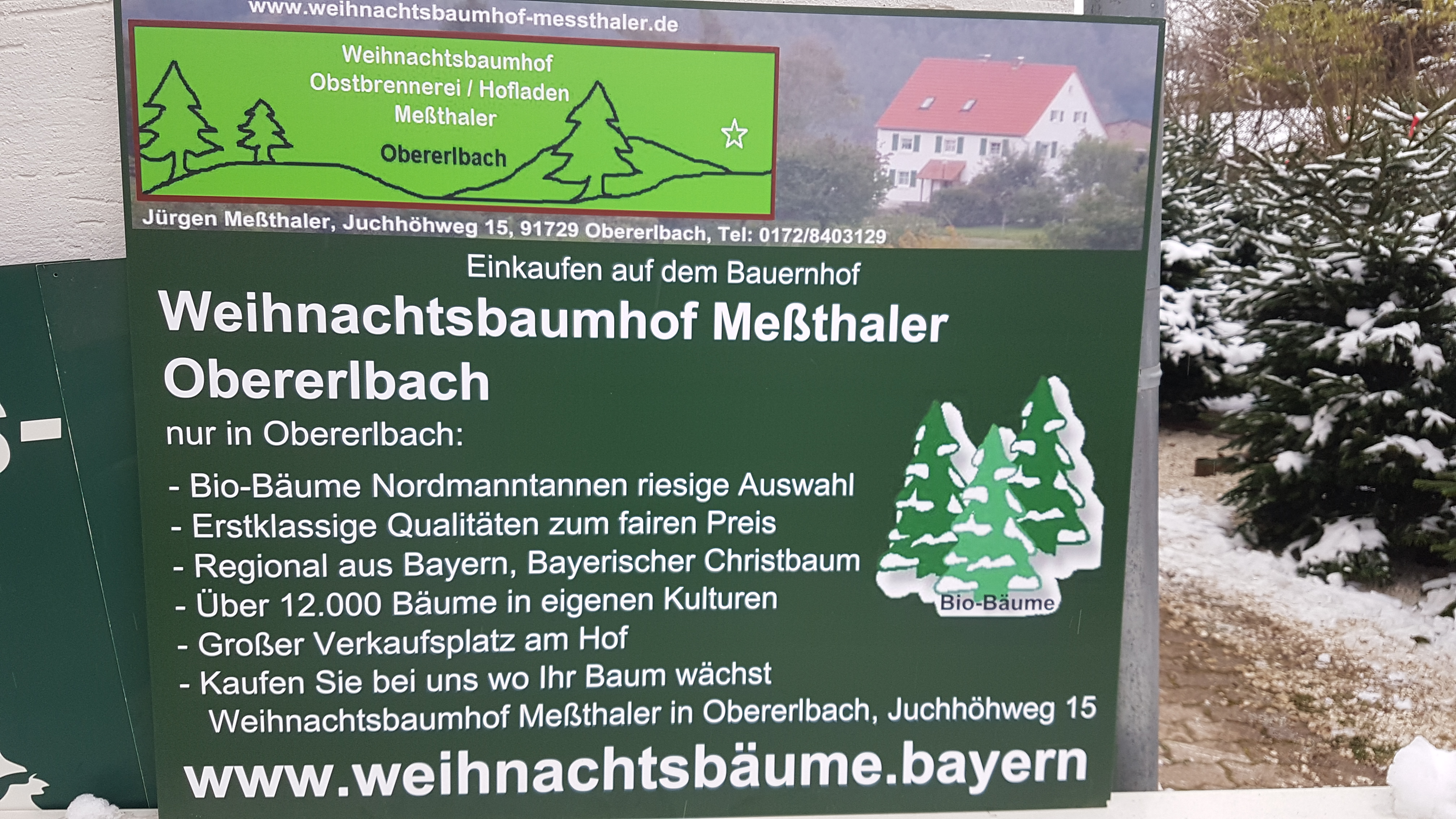 regionale Produkte - Gemüse: Spargel - Bayern - Meßthaler Weihnachtsbäume
Haundorf Obererlbach - Hofladen Meßthaler Obererlbach