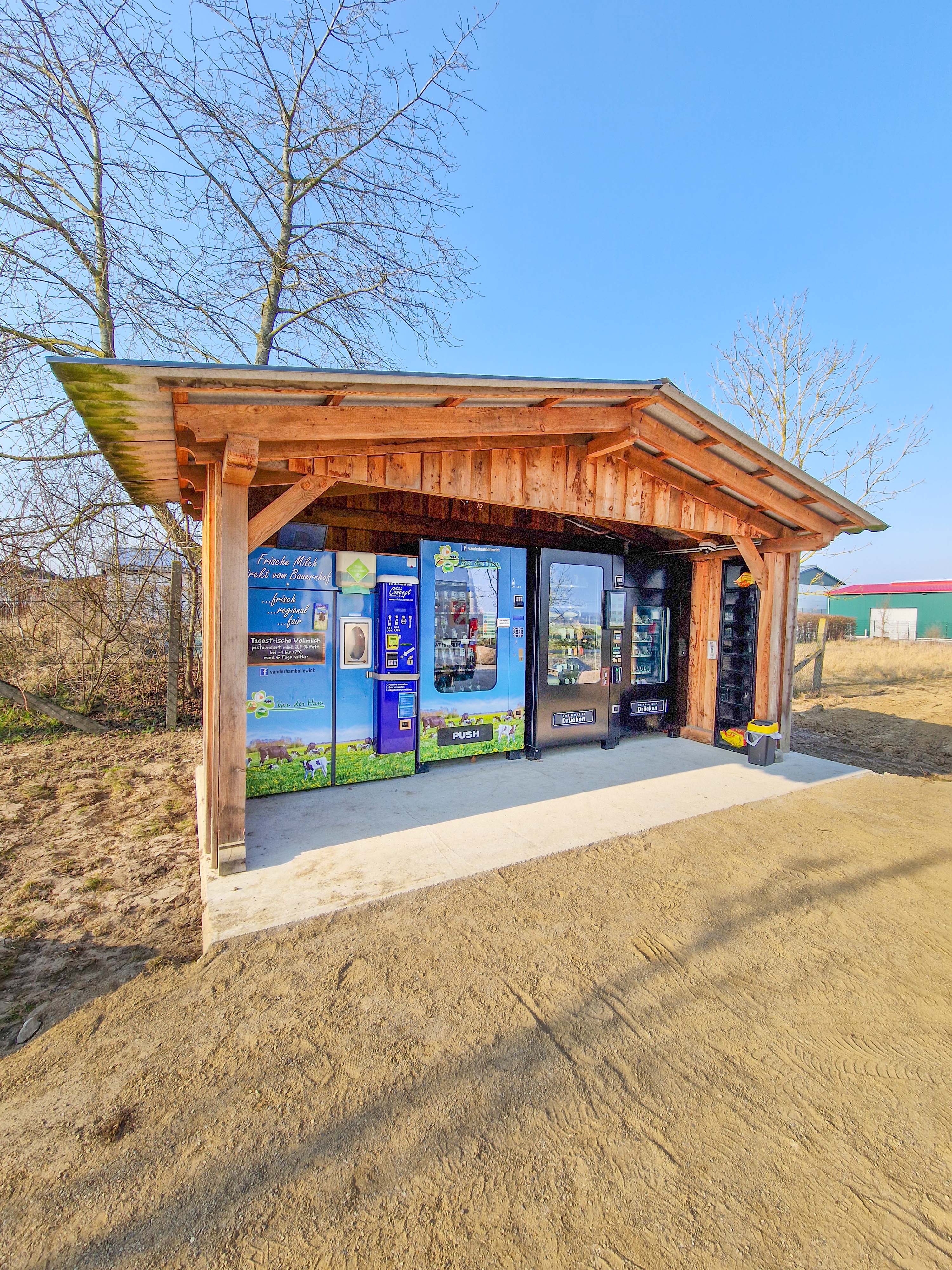 regionale Produkte - Deutschland - Milchtankstelle in Marihn (Penzlin) - Frischmilchautomat in Marihn